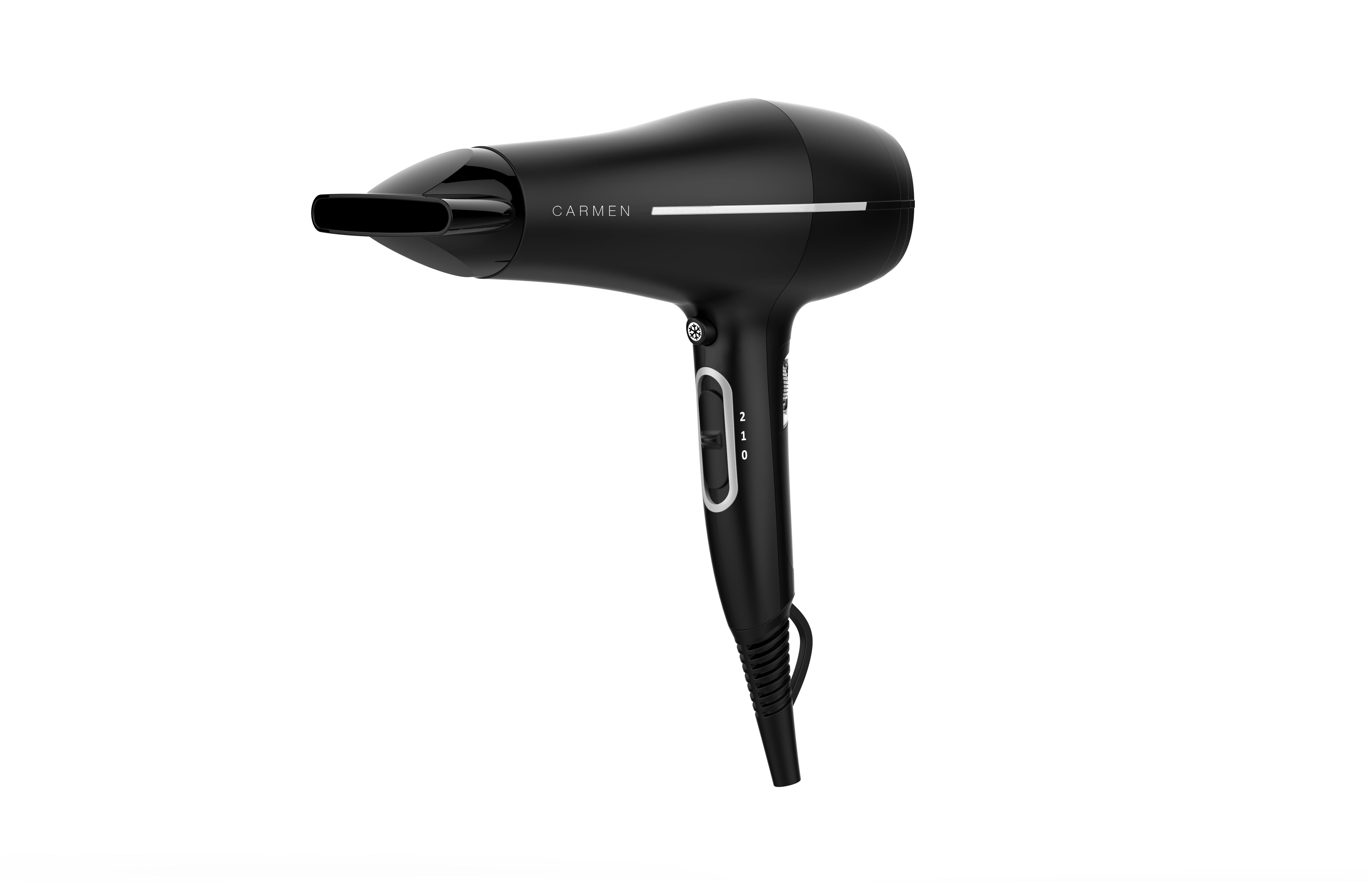 Carmen Easy Volume 2200W Hair Dryer - Black