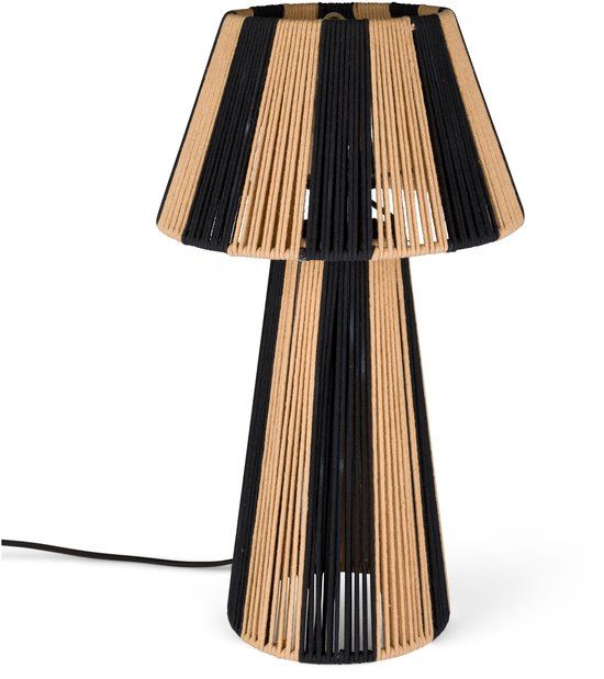 Bold Monkey Stripe It Up Tafellamp - Zwart