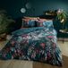 Catherine Lansfield Beddengoed Tropische Bloemen Vogels Dubbele Dekbedovertrek Set met Kussenslopen Groen