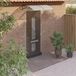Maison Exclusive - Auvent pour porte d'entrée, gris, 150x75 cm, polycarbonate