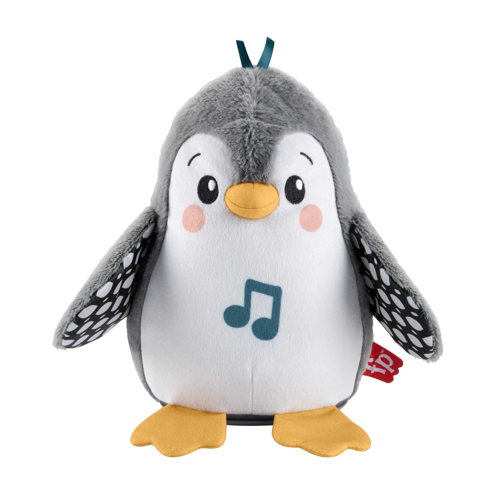 Fisher-Price Flap & Wobble Penguin - Interactieve knuffel - Meerkleurig