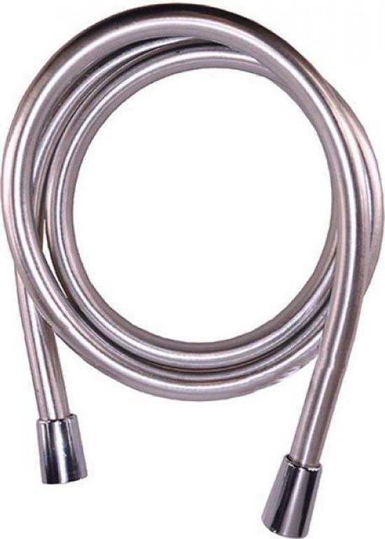 Wiesbaden Luxe Doucheslang - Kunststof - 200 cm - Zilver