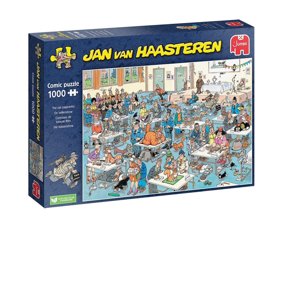 Jumbo Jan van Haasteren - Kattenshow 1000 Piece Jigsaw Puzzle