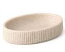 Tatay Saigon Zeepdispenser, Tandenborstelbeker en Zeepbakje Set - Polyester - Beige