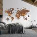 LosokaWood Décoration murale carte du monde 3D Wzór 12