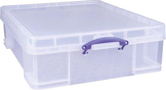 Really Useful Box 70 liter, transparant