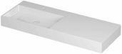 Wastafel INK United Wastafel Porselein Links met 1 Kraangat - 1200x450x110 mm - Glans Wit