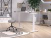 Mobistoxx JETLAG Bureau à hauteur variable électrique 140 cm cachemire/blanc