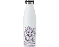 Mikasa Tipperleyhill Bouteille Thermos 0.5 L Dubbelwandig Inox Chat