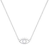 Glanzstücke München Ketting zilver 925 zirkonia 45 cm