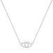 Glanzstücke München Ketting zilver 925 zirkonia 45 cm