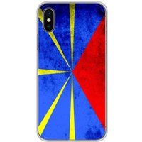 1001 coques Apple iPhone XS Max Reunion Flag Siliconen hoesje