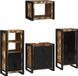 Maison Exclusive - Ensemble de meubles de salle de bain, 4 pièces, massif, bois recyclé