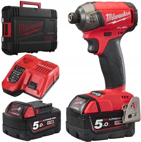 Milwaukee M18 FUEL FQID-502X Accu Slagschroevendraaier - 18V - 5.0Ah - Incl. HD-Box