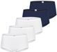 Speidel Dames slip / onderbroek 5 pack Cotton & More Wit/Donkerblauw Effen XXL (44)