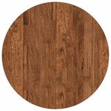 vidaXL Tafelblad Ø 60 x 2,5 cm rond massief eikenhout lichtbruin