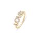 Tamaris dames Ring TJ-0711-R-54 aus 925 zilver in IP goud met zirkoniasteinen