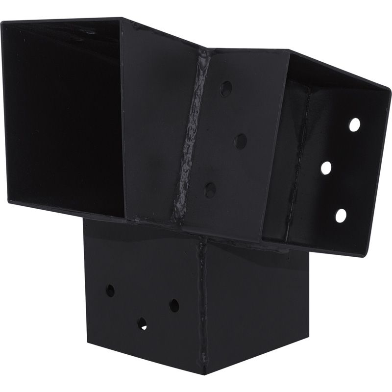 Koppelstuk hoek 91x91mm 105 graden