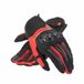 Dainese MIG 3 Air Tex Handschoenen Zwart Rood Lava - Maat S