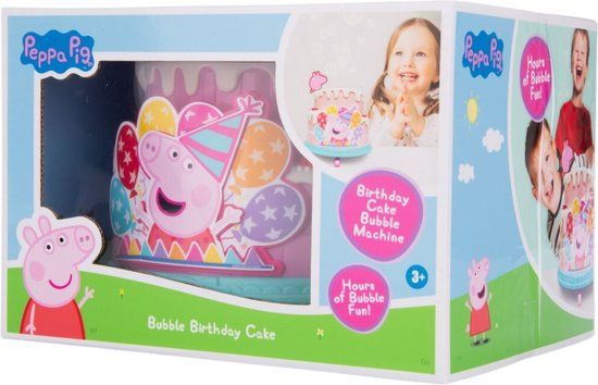 Peppa Pig Bubble Birthday Cake - Roze