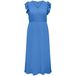 ONLY CARMAKOMA Meisjes Maxi Jurk Ultramarine Polyester 100% Maat 46
