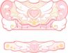 Sans marque Kawaii tapis de souris support de poignet - rose