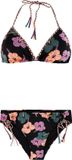 Protest PRTIsa - Triangel bikini set Dames - Koordsluiting - Uitneembare vulling - Normale pasvorm - Medium dekking - Zwart