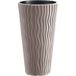 Prosperplast Pot de fleurs Sandy Slim Moka 35 x 35 x 62 cm