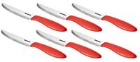 Tafelmes, Tescoma Presto Tafelmes, 12 cm, Rood, 6 stuks
