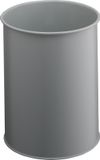 Durable Ronde Afvalbak, Metaal, 315 × ø 260 mm, 15 L, Grijs