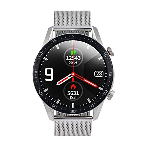 WATCHMARK Smartwatch WL13 zilver mesh