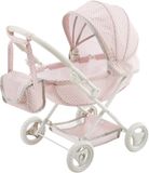 Teamson Kids Babypop Kinderwagen - Polka Dot Prinses in Roze