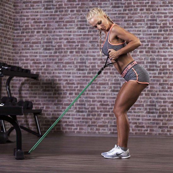 Fitness Tube Set - Zwart - Elastiek - One size