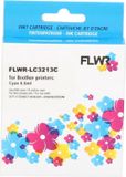 FLWR - LC-3211 Cyaan Inktcartridge voor Brother Printers