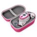 Prym Mini fer à repasser vapeur rose avec plateau en silicone et étui de rangement - 400 W - Température réglable (110 à 240 V) - Idéal pour la couture, le patchwork et les voyages