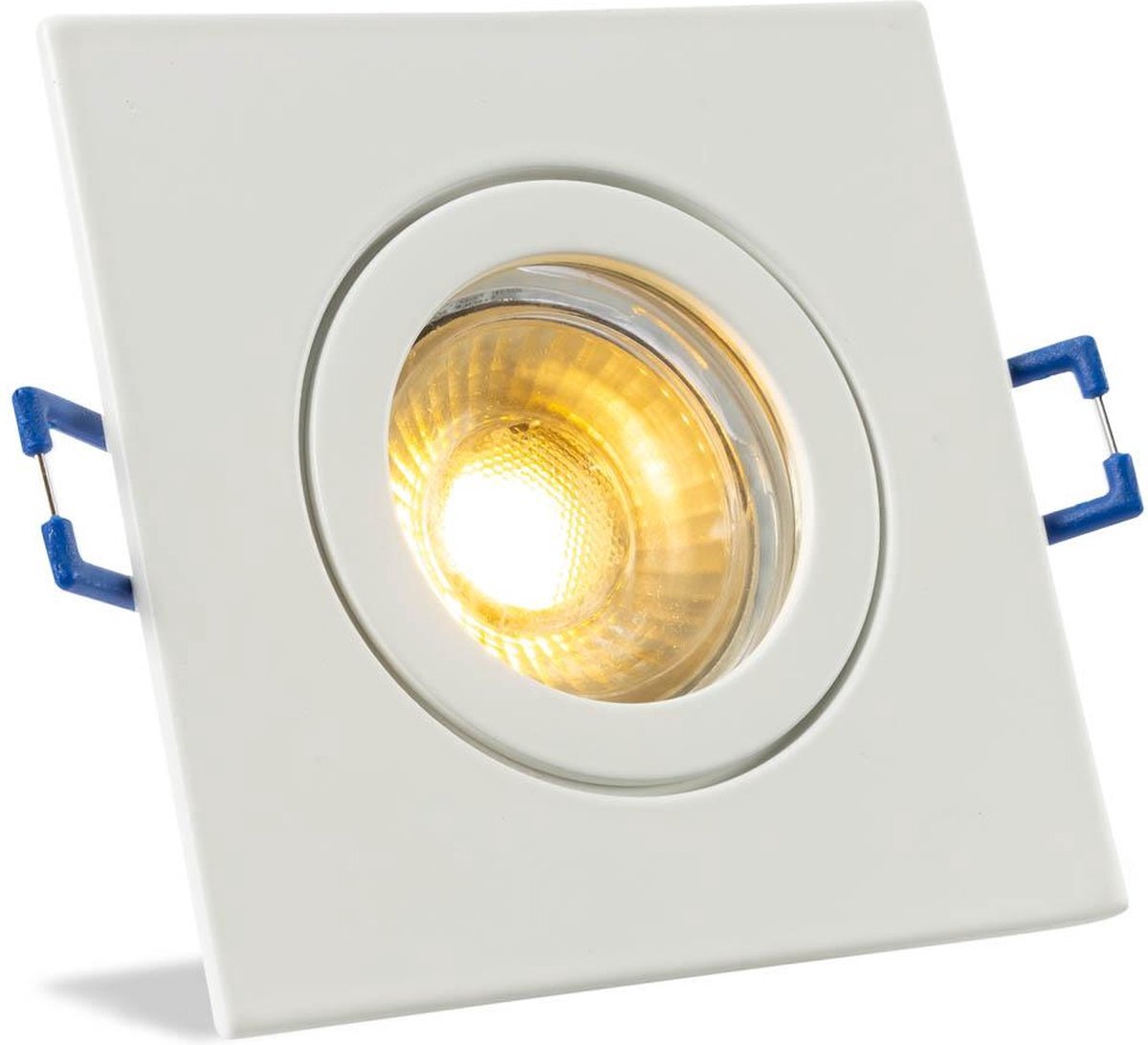 RTM Lighting IP44 LED Inbouwspot Sage - badkamer of buiten - Vierkante spot - Wit - Extra Warm Wit - 2700K - 5 Watt - Philips