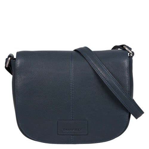 BURKELY leren crossbody tas Soft Skylar donkerblauw