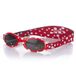 BabyBanz zonnebril 0 - 2 jaar rood met witte stippen