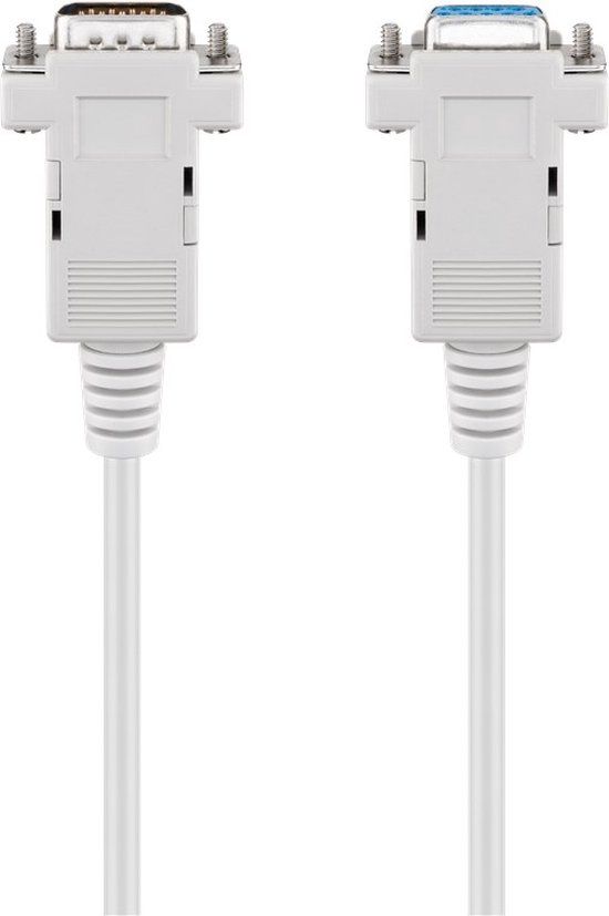 Goobay D-SUB 9-pins verlengingskabel, stekker/poort, serieel 1:1 - 10 stuks