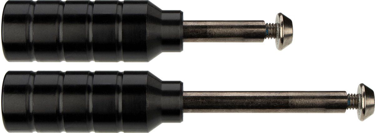 Black Dragon Stuntstep Peg Set - Black/Silver - Aluminum/Steel