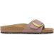 Birkenstock Sandales en cuir nubuck à grosse boucle femme Madrid