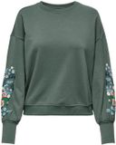 Only Brooke Round Neck Flower Sweater Dames - Maat L