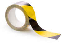 Rillstab Zelfklevende Vloermarkeringstape Zwart/Geel 50 mm x 33 m