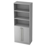 hjh OFFICE PRO Wandkast | Grijs | 80 x 42 x 200,4 cm | Signa G 7700 CE