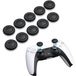 Wigento 10 pièces protections de pouce/poignées de remplacement pour manette PS5/PS4 et accessoires de console