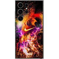 Nike Etui Samsung Galaxy S24 Ultra Gekleurde Verf Maniacase