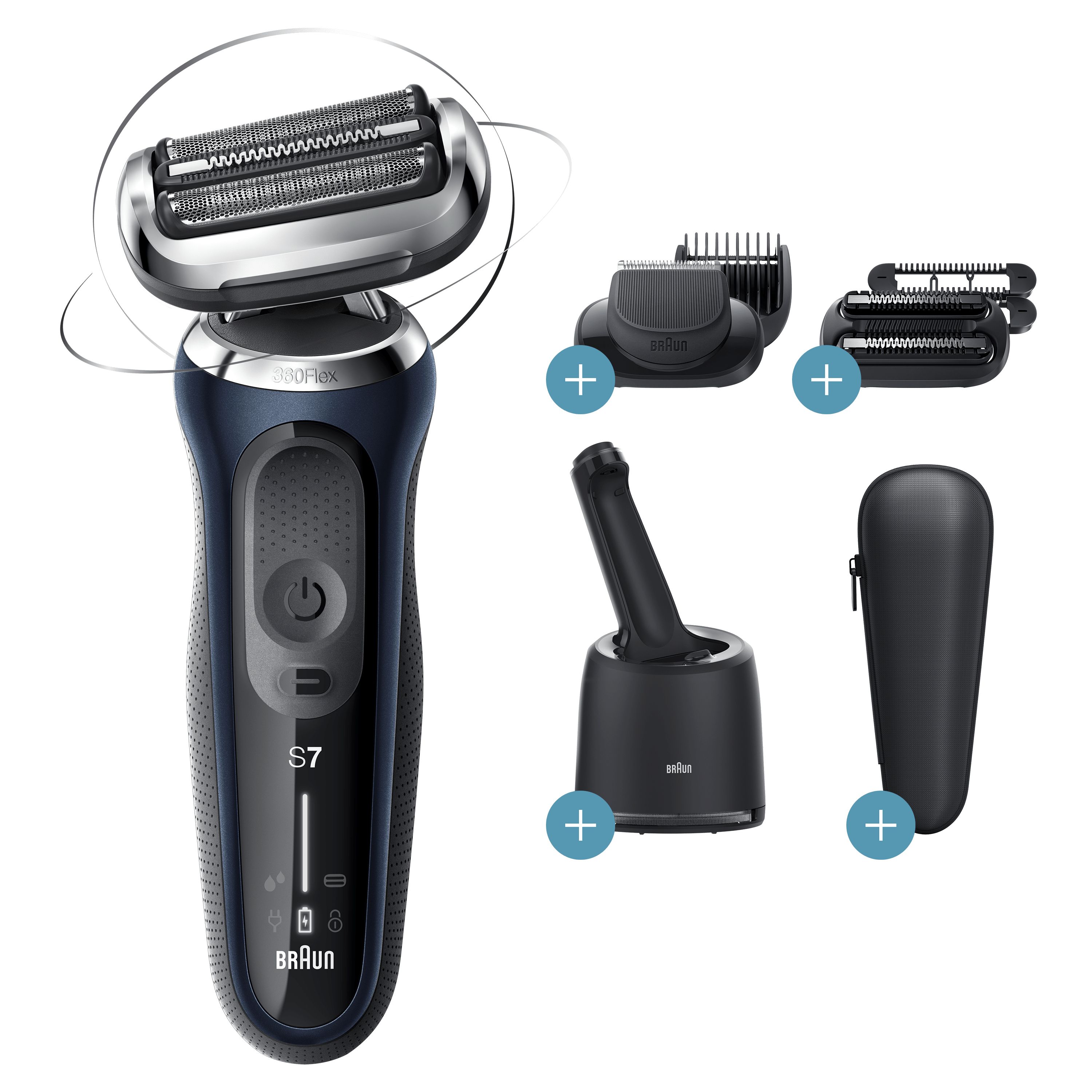 Braun Series 7 70-B7850cc Elektrisch Scheerapparaat - Blauw