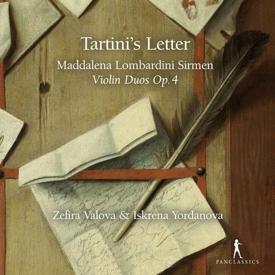 Maddalena Pan Classics Iskrena Yordanova & Zefira Valova - Tartini's Letter / Violin Duos Op. 4 (CD)
