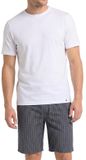 Hanro Heren pyjama Night & Day veelkleurig Geruit Korte mouw 100% Katoen Maat S