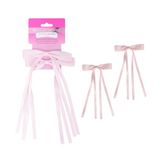 Brushworks Satijnen Haarstrik Duo – Roze